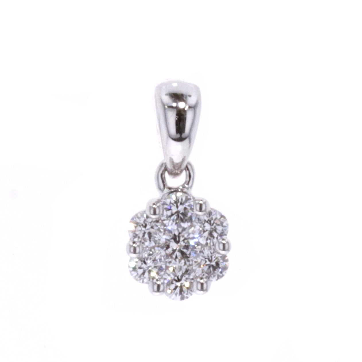 18KT White Gold 0.23ctw Diamond 18" Necklace