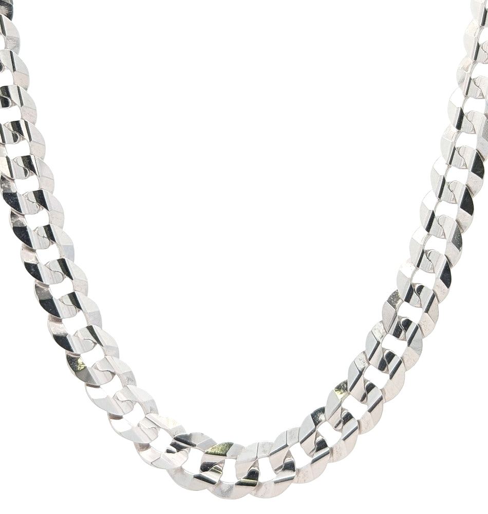 10KT White Gold 24 Curb Chain