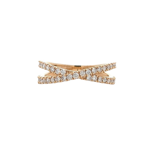 14K Yellow Gold 0.33ctw Diamond Rings size 6