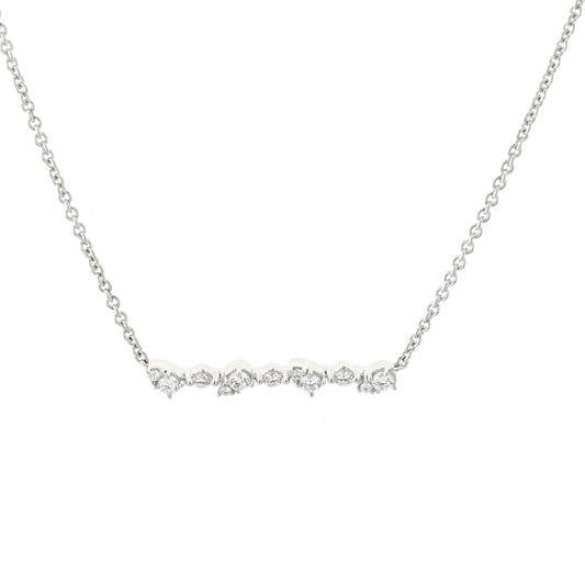 18KT White Gold 0.25ctw Diamond Necklace