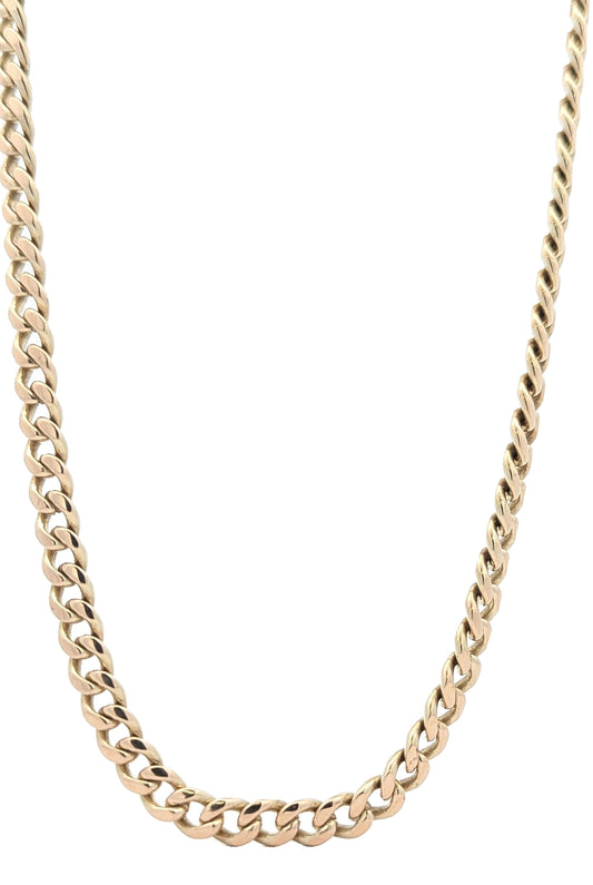 10KT Yellow Gold 24" Estate Curb Chain