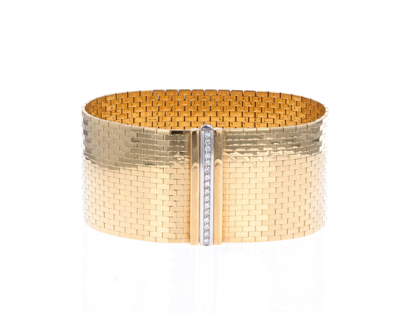 18KT Yellow Gold 0.30ctw Diamond 7 Bracelet"