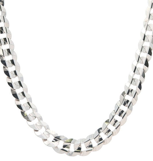 10KT White Gold 24 Curb Chain