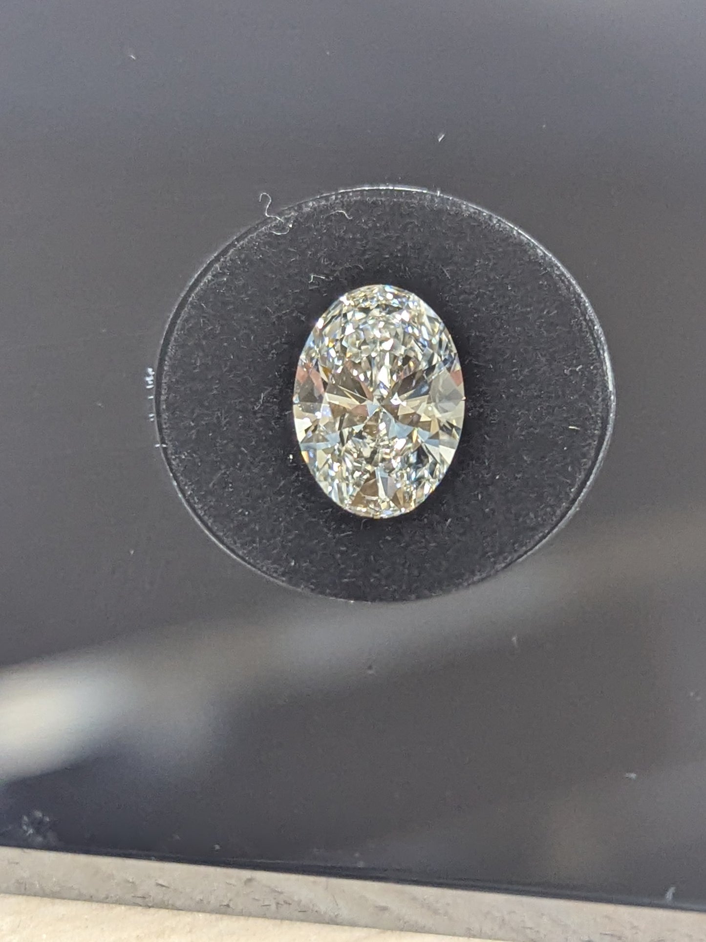 2.17ct Lab Grown Oval Colour E Clarity VS1