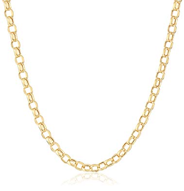 18KT Yellow Gold 26" 3.9mm Rolo Estate Chain